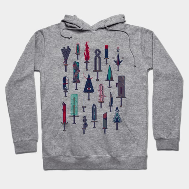 Swords Lost to History Hoodie by againstbound